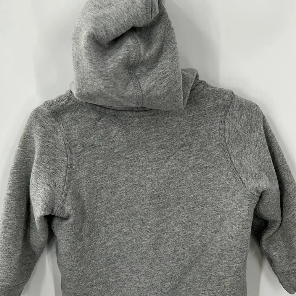 Hanna Andersson Boys Gray Full Zip Hoodie Size 80 (2)